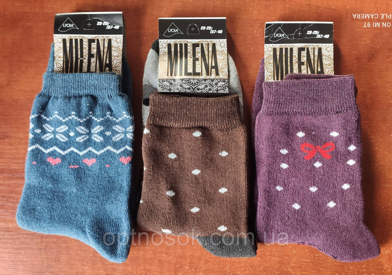 Махрові  жіночі  носки ,,Milena,, р. 36-40., фото 1