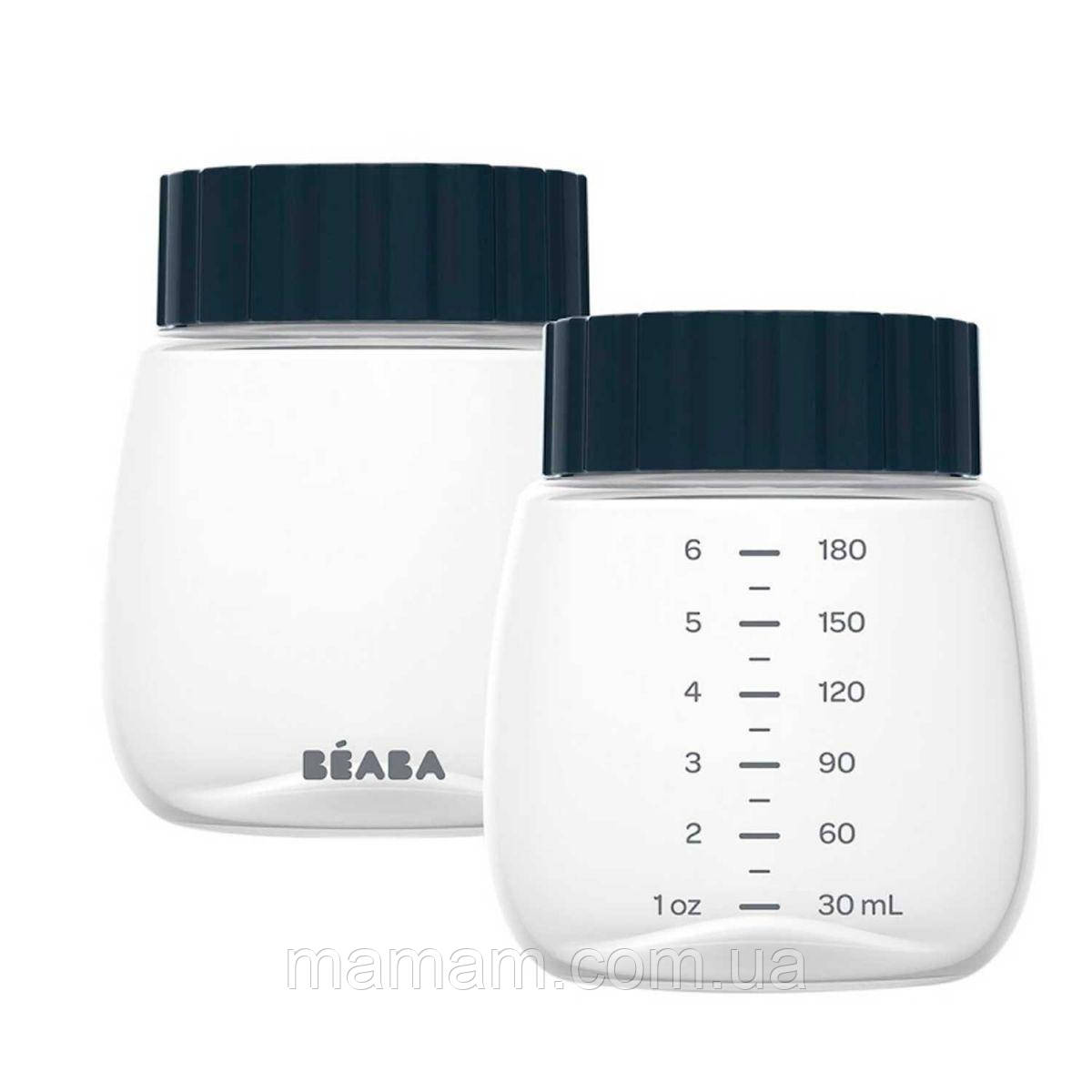 Набір пляшок для збирання та зберігання грудного молока Beaba 2 шт, фото 1
