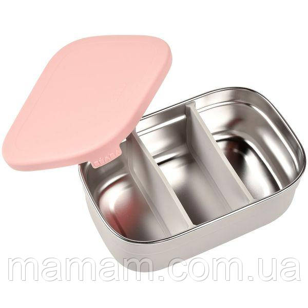Ланч-бокс Beaba металевий 760 мл Pink, фото 1