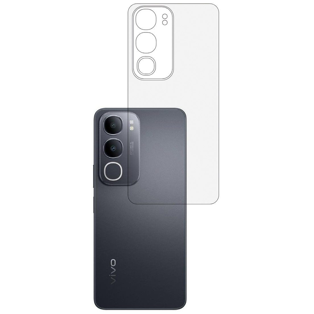 Плівка на задню панель Mietubl HD для Vivo Y50 (2025), фото 1