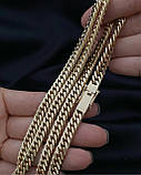 Золотий ланцюжок Панцир Плетений, фото 4