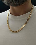 Золотий ланцюжок Панцир Плетений, фото 6