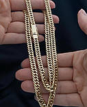 Золотий ланцюжок Панцир Плетений, фото 10