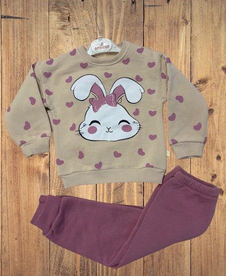 Костюм для дівчинки з зайчиком