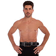 Пояс атлетичний шкіряний Velo 15 см (VL-8182), фото 4