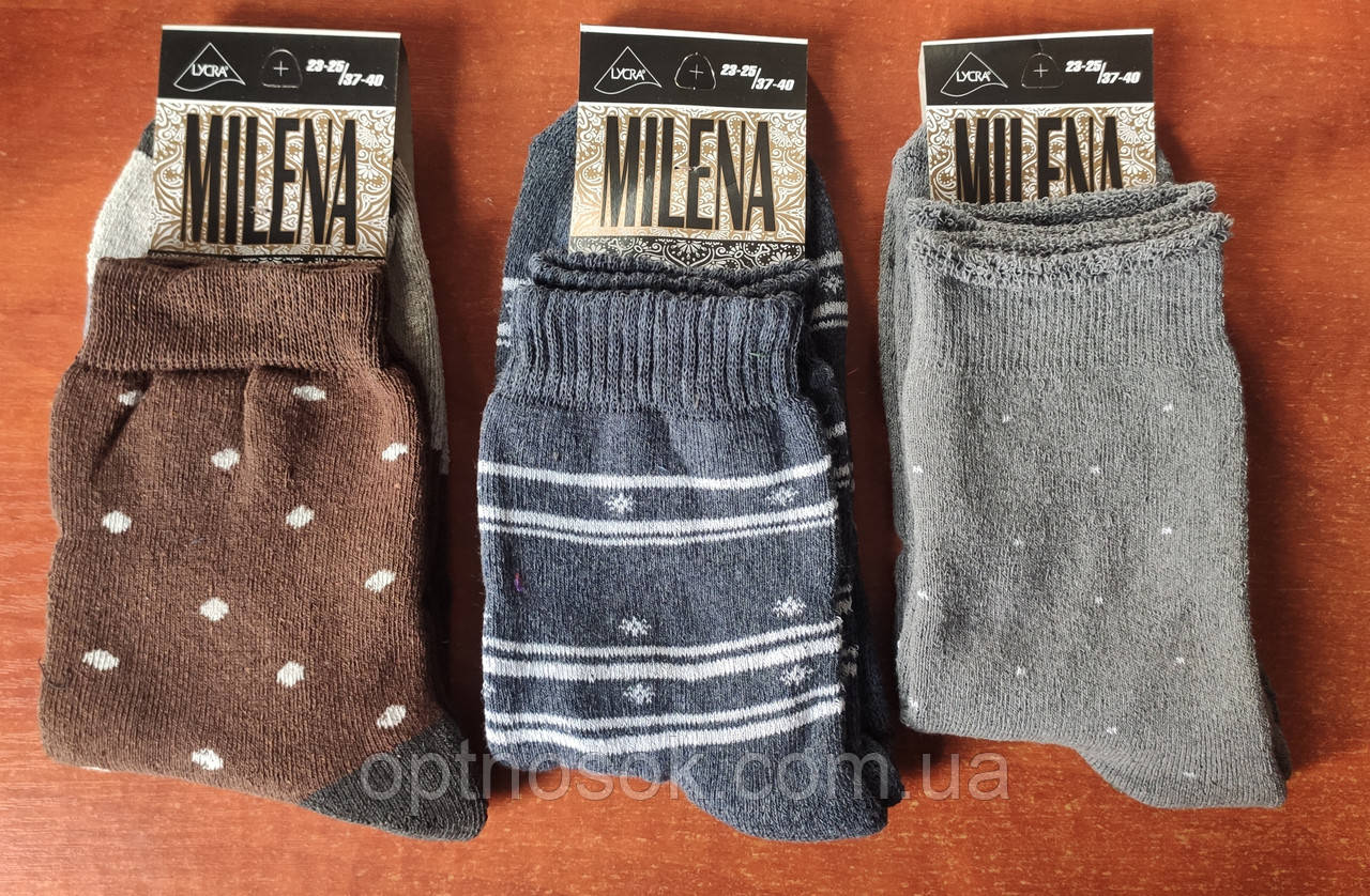 Жіночі махрові носки "Milena". р. 37-40., фото 1