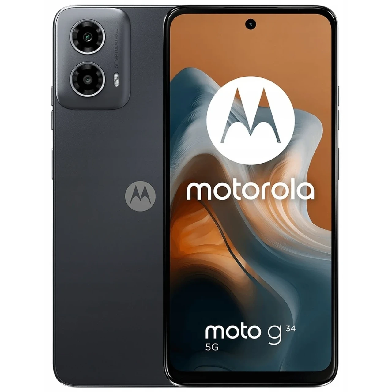 Смартфон Motorola Moto G34 8/128GB Charcoal Black, фото 1