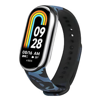 Ремінець для Xiaomi Mi Band 8/9/10 Сamouflage Blue