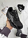 Кросівки чоловічі чорні зимові Asics Gel-NYC Black Grey Termo (22648), фото 5