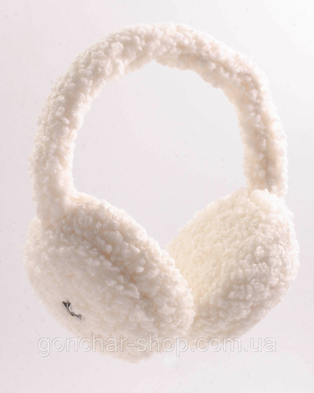 Теплі навушники KENT&AVER Teddy хутряні молоко, фото 1