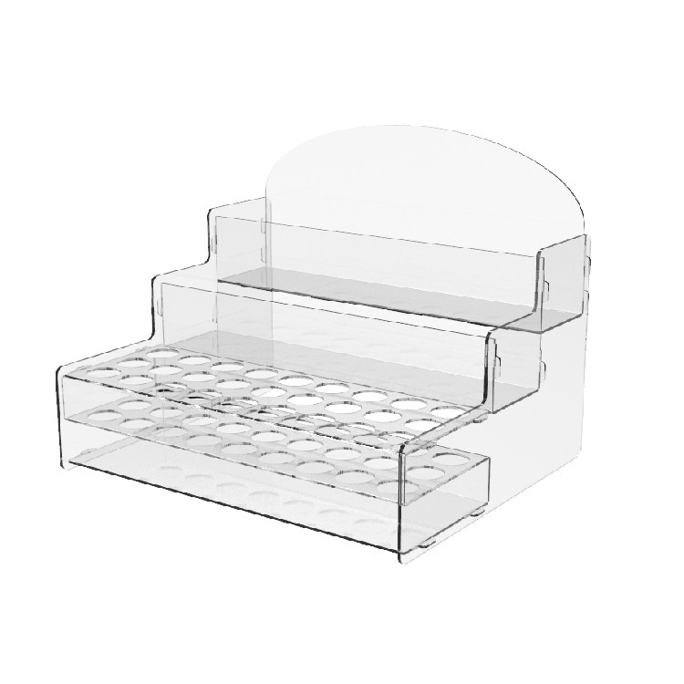 Підставка EKOSTAR для пробників і сашетів із акрила 250х200х185, фото 1