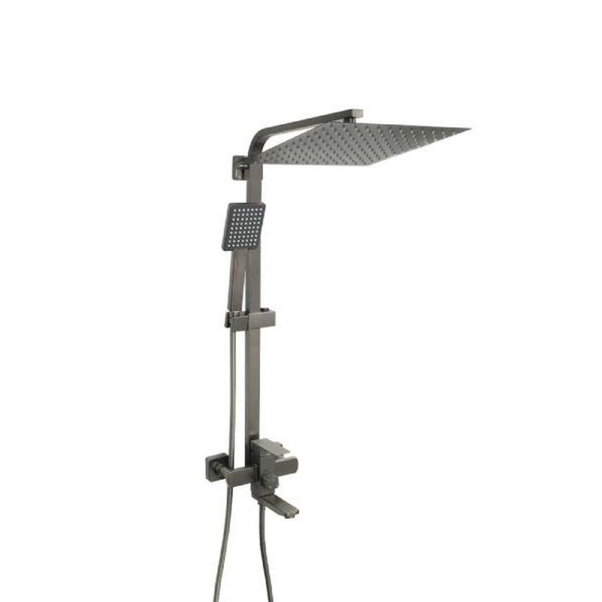 Душова система із нержавіючої сталі Venta NKS008 графіт збройова сталь, фото 1