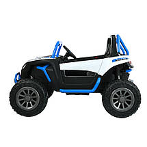 Електромобіль Джип Баггі дитячий (2 мотори 45W, 2 аккум 12V7AH, музика, світло, 2.4G) Bambi M 6066EBLR-4 Синій, фото 2