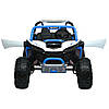 Електромобіль Джип Баггі дитячий (2 мотори 45W, 2 аккум 12V7AH, музика, світло, 2.4G) Bambi M 6066EBLR-4 Синій, фото 8