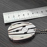 Мультитул міні 6в1 (пасатижі, ніж, викрутки, напилок, кусачки), фото 3