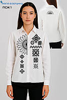 Заготовка для вишиванки Пошита жіноча сорочка під вишивку "Доля" з рукавами ПСЖ 1 "ТМ Магія візерунку"