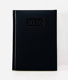 Щоденник датований А5 2026 рік Gentle Тверда обкл. Екошкіра Чорний 336 стор. У лінію (ВМ2109-01) Buromax