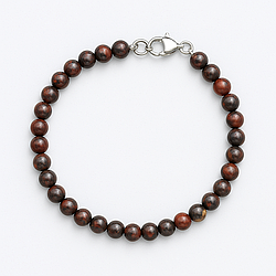 Геліотроп "червоний" Ø4 браслет, 0313ТГ