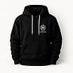 Худі Chrome Hearts чорна тепла м’яка якісна на флісі, фото 2