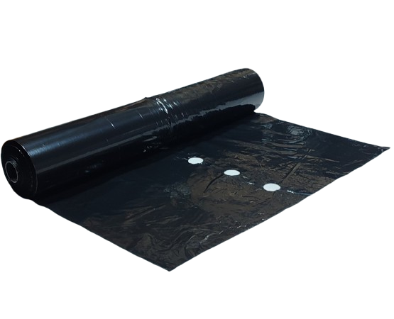 Пленка перфорированная 30 мкм, 1 м ширина, перфорация 1 ряд, фото 1