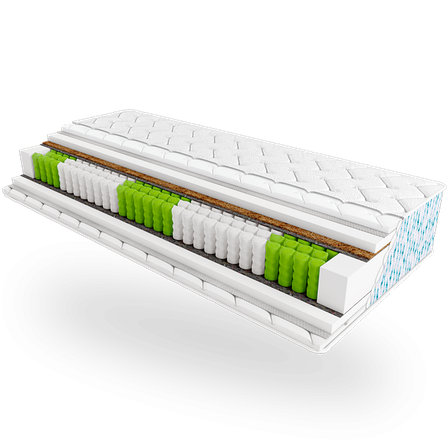 Ортопедичний матрац Ісла Пальмера - 21 см, кокос, необмежене навантаження, фото 1