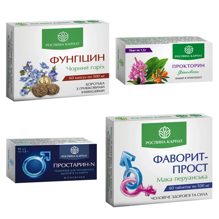 Комплекс для чоловіків при простатиті "Рослина Карпат", фото 1