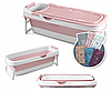Складана силіконова пластикова портативна ванна GOMEDIA Home SPA 152 х 60 см 290 л, фото 2