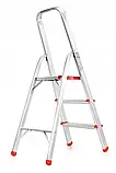 Алюмінієві сходи Mar-Pol M85600, 3 ступені, фото 2