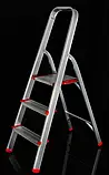 Алюмінієві сходи Mar-Pol M85600, 3 ступені, фото 4