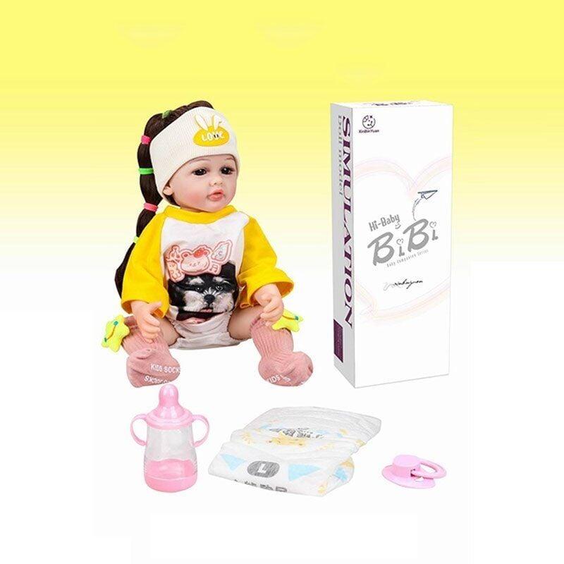 Лялька XBY 3378-5527 (12) висота 52 см, гумова, пляшечка, памперс, соска, в коробці