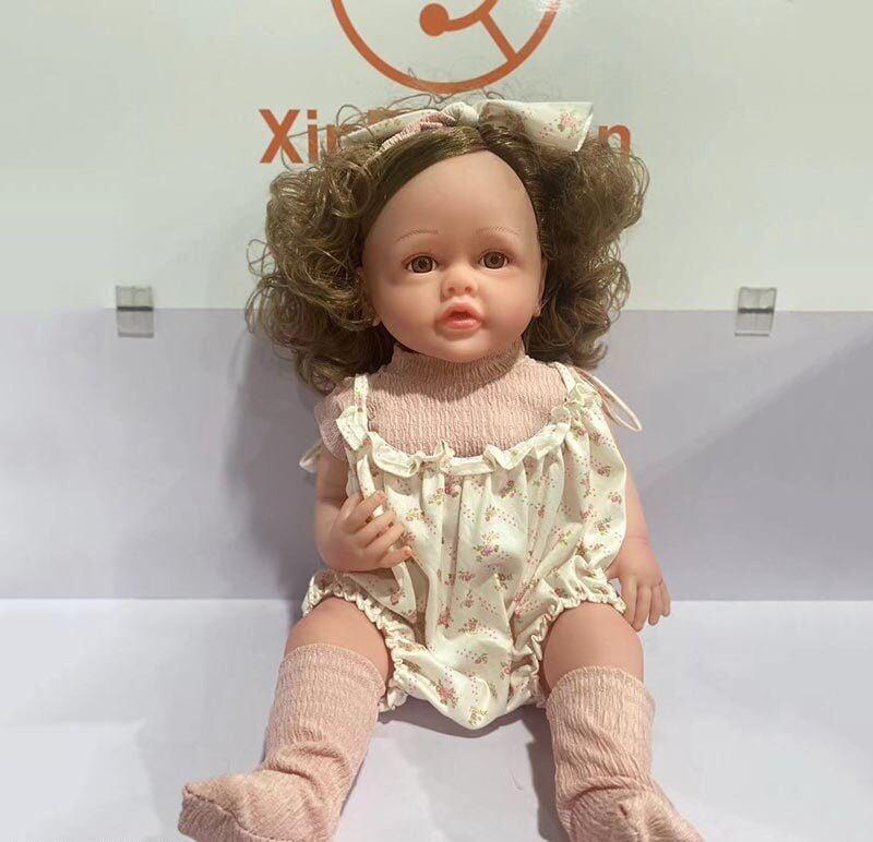 Лялька XBY 5541 (12) висота 52 см, гумова, пляшечка, памперс, соска, в коробці