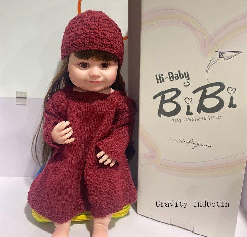 Лялька XBY 6617 (12) звуки, висота 52 см, гумова, пляшечка, памперс, соска, в коробці