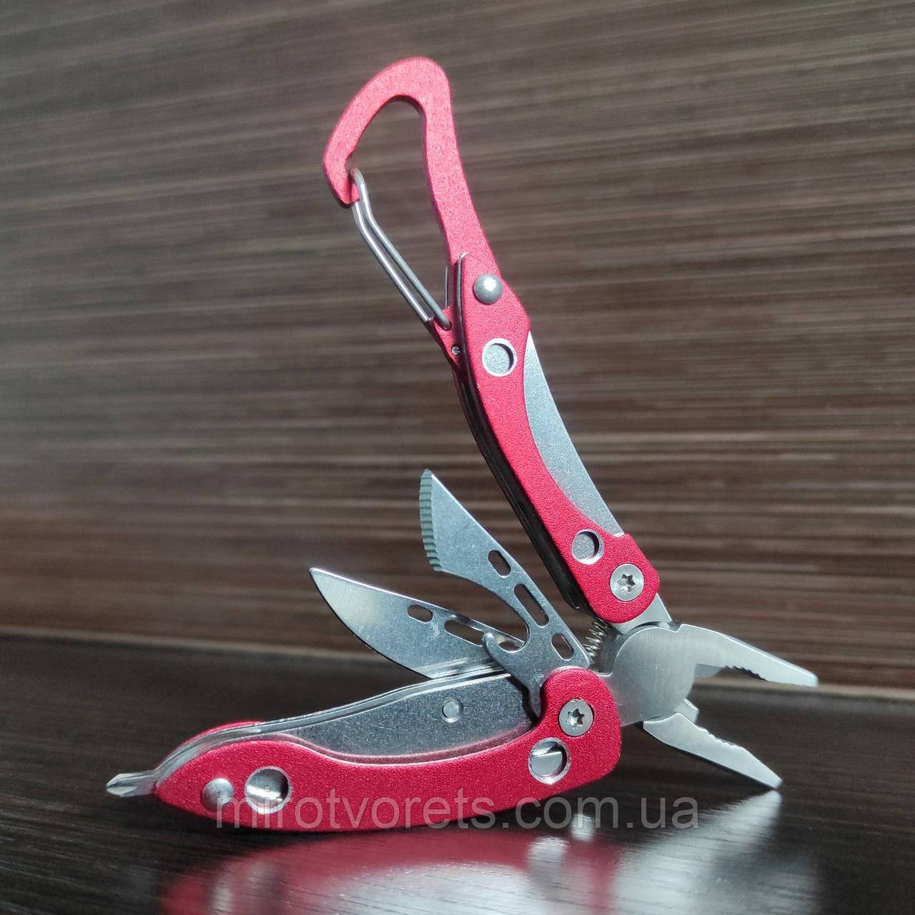 Мультитул (пасатижі) Mini на карабіні, фото 1