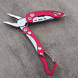 Мультитул (пасатижі) Mini на карабіні, фото 4