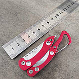 Мультитул (пасатижі) Mini на карабіні, фото 3