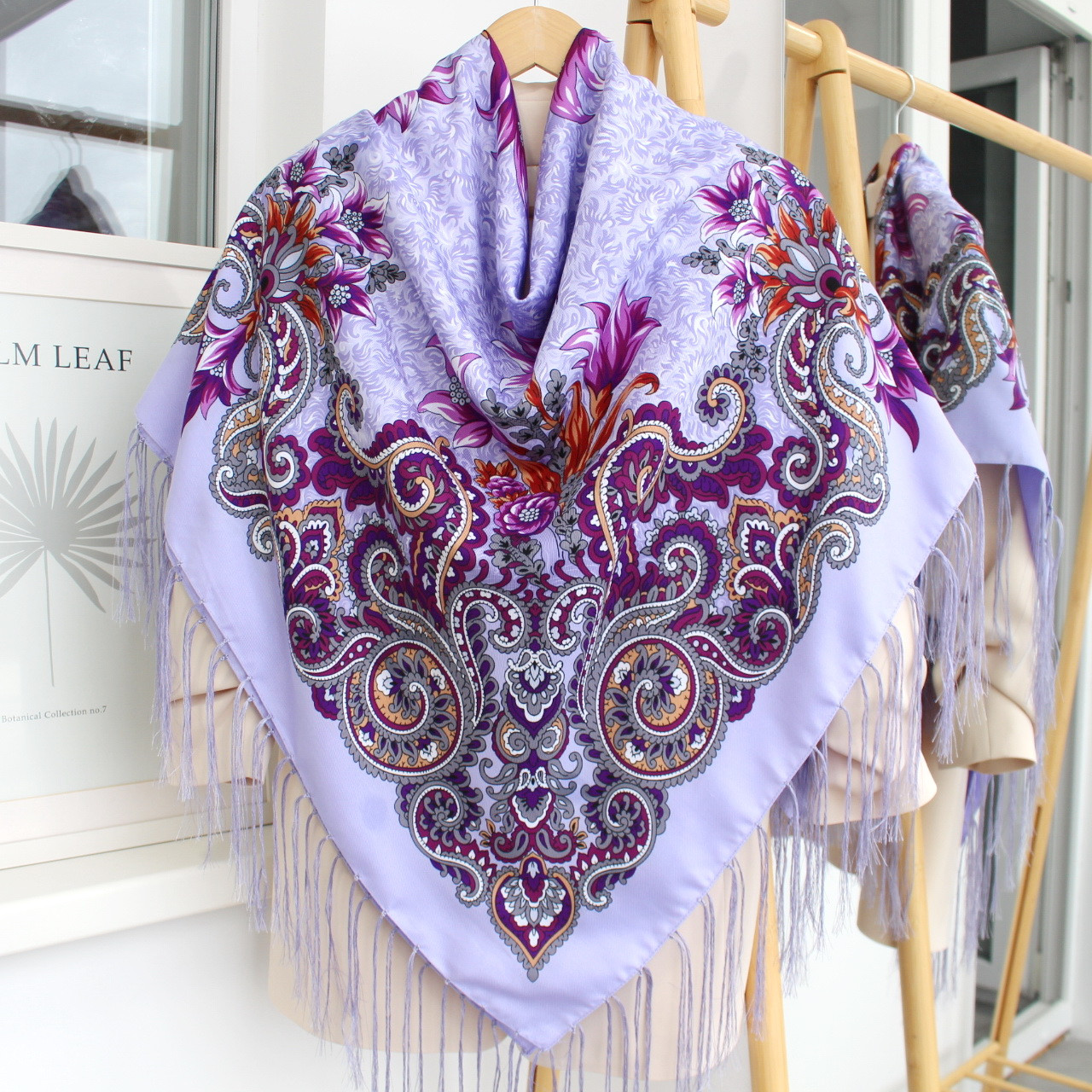 Хустка вовняна народна "Лісова пісня" код 632103, фото 1