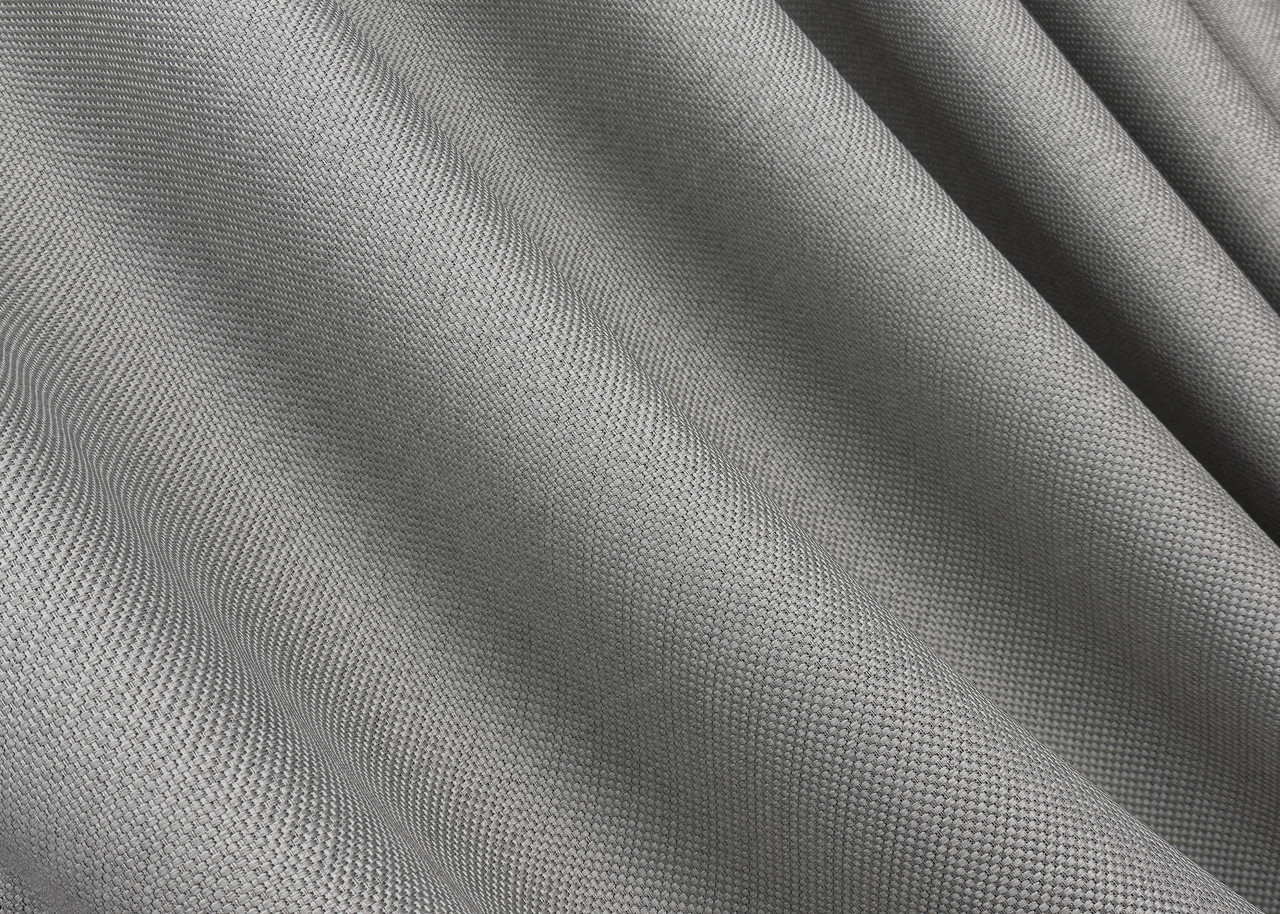 Шторна тканина льон блекаут рогожка. Колір світло сірий. Код 867ш, фото 1