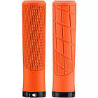 Грипси велосипедні Atomic 64407 прямі, 1 алюм. замок, довжина 135 мм, помаранчеві, фото 2