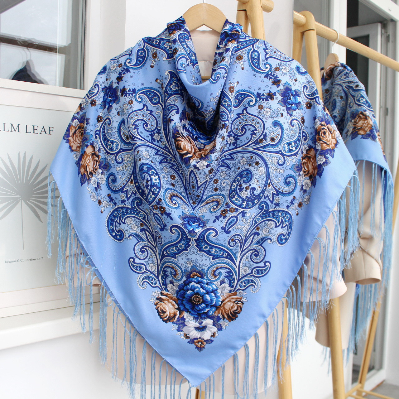 Хустка вовняна народна "Лісова пісня" код 632108, фото 1