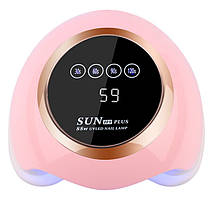 Рожева професійна UV/LED лампа - SUN H9 plus, 88W