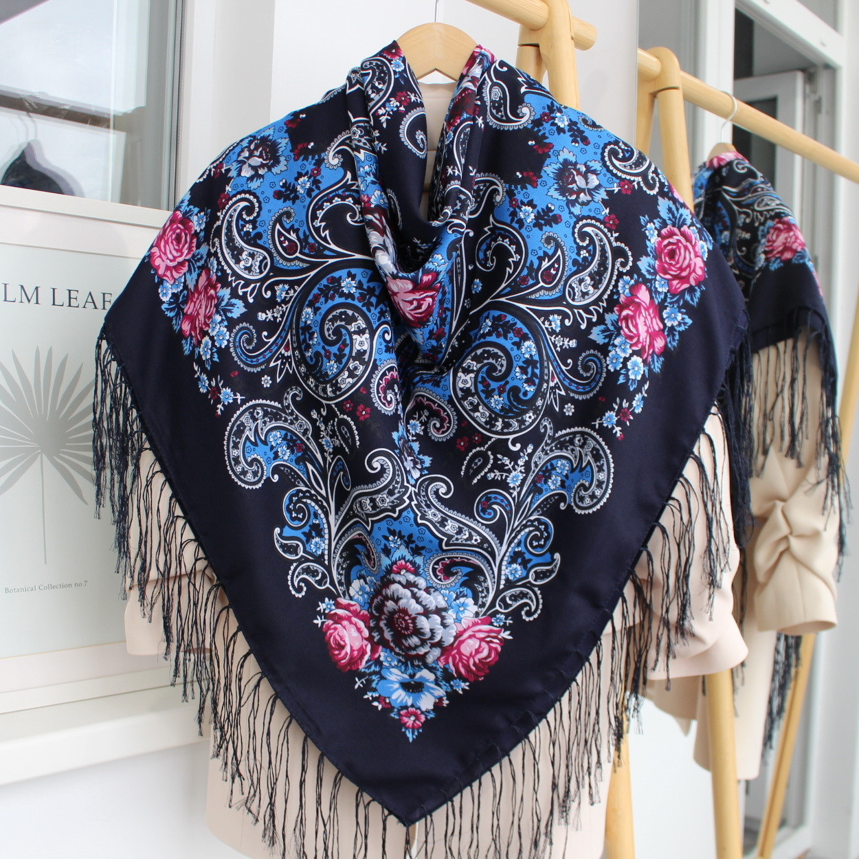 Хустка вовняна народна "Лісова пісня" код 632110, фото 1