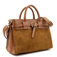 Сумка жіноча шкіряна класична Firenze Italy F-IT-7634C-S руда