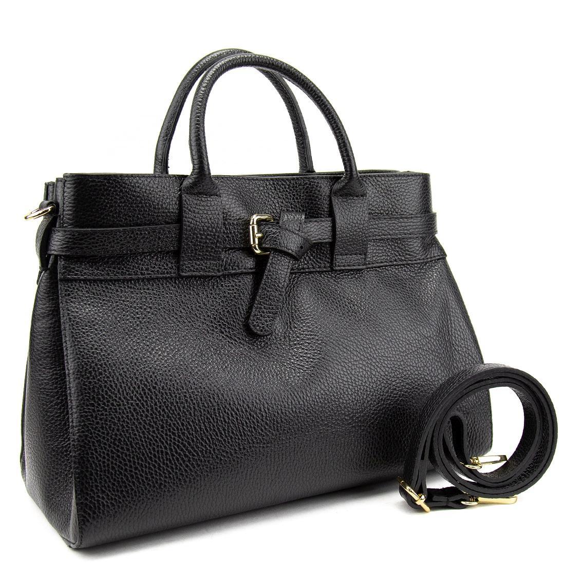 Сумка класична жіноча Firenze Italy F-IT-7633A-L чорна