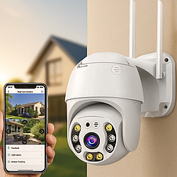 WIFI камера відеоспостереження 2MP, YCC365 / Поворотна вулична камера / Вайфай камера з мікрофоном