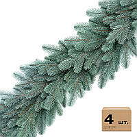 Хвойні гірлянди Lux литі блакитні (упаковка 4 штуки по 2 м)
