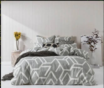 Двоспальна постільна білизна Тет-@-Тет В-1569 бязь (економ)