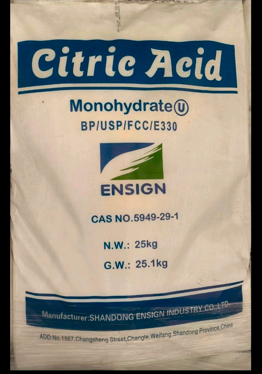 Лимонна кислота від 25 кг/мішок, фото 1