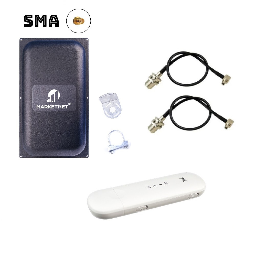 Комплект 4G Роутер ZTE MF79U + Антена Maxi MIMO SMA 24 dBi