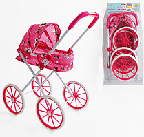 Візок для ляльок TK 83-205 "TK Group", складна конструкція, пупс до 35 см, металевий каркас, в пакеті