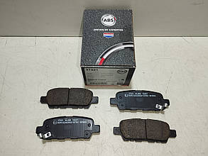 ABS Колодки гальмівні задні NISSAN QASHQAI 1,5 1,6 2,0 J10 TIIDA 1,5 1,6,1,8 X-TRAIL 2,0 2,2D 2,5